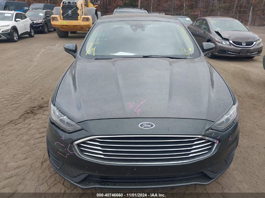 2019 Ford Fusion Hybrid Se VIN: 3FA6P0LU2KR107094 Lot: 40746660