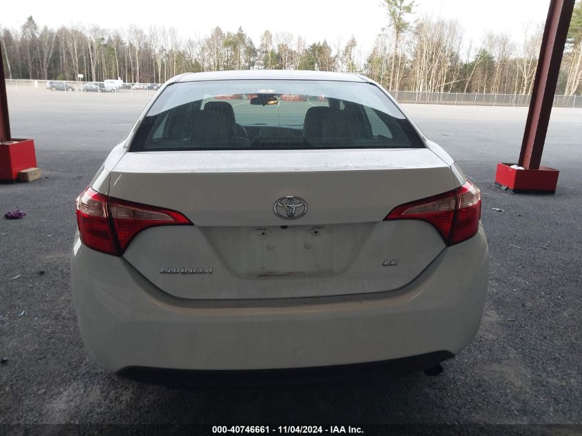 2018 Toyota Corolla Le VIN: 5YFBURHE8JP805804 Lot: 40746661