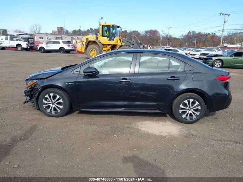 2021 Toyota Corolla Hybrid Le VIN: JTDEAMDE0MJ009202 Lot: 40746663