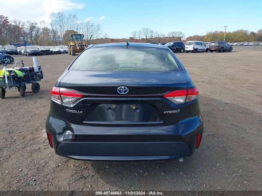 2021 Toyota Corolla Hybrid Le VIN: JTDEAMDE0MJ009202 Lot: 40746663