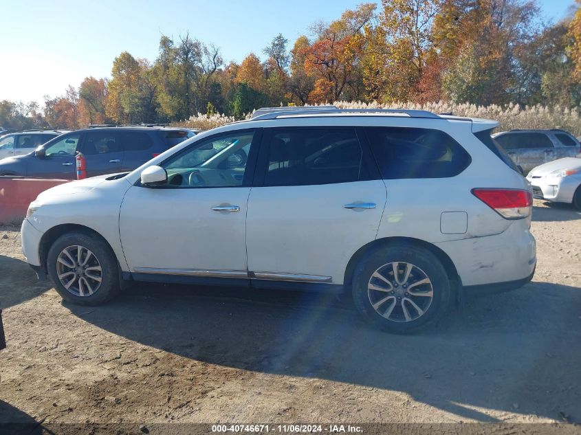 2015 Nissan Pathfinder Sl VIN: 5N1AR2MM1FC712071 Lot: 40746671