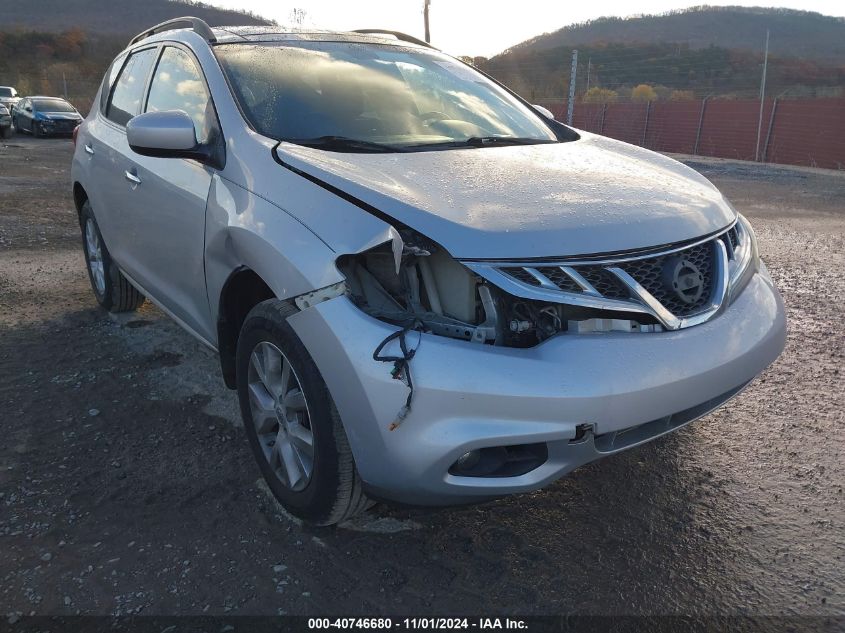 2011 Nissan Murano Sl VIN: JN8AZ1MW2BW174283 Lot: 40746680