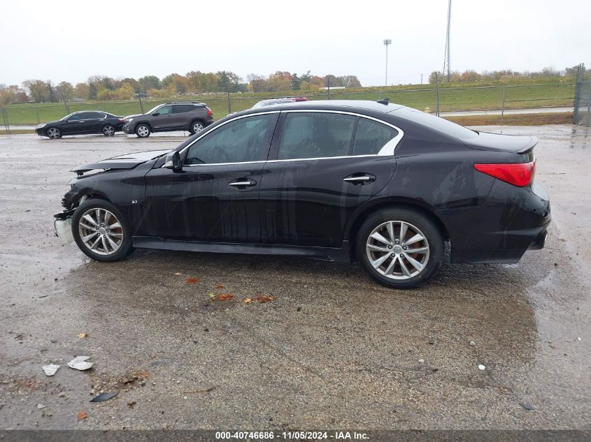 2014 Infiniti Q50 Premium VIN: JN1BV7AR5EM703791 Lot: 40746686