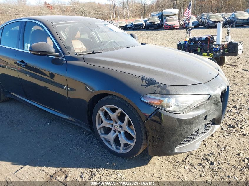 2018 Alfa Romeo Giulia Ti Awd VIN: ZARFAEENXJ7578615 Lot: 40746699