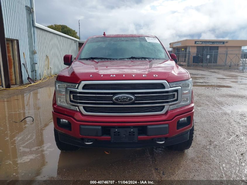 2019 FORD F-150 LIMITED - 1FTEW1EG1KFA16112