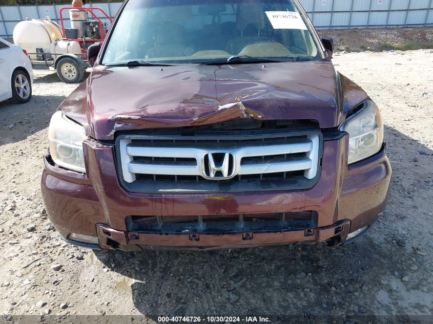 2007 Honda Pilot Ex VIN: 5FNYF284X7B046533 Lot: 40746726