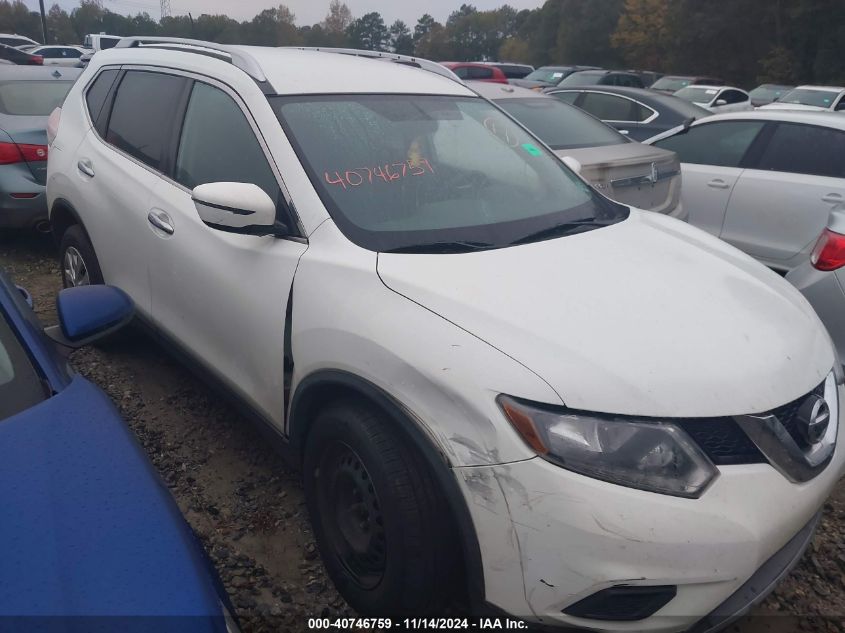 VIN KNMAT2MV5GP730470 2016 Nissan Rogue, S no.1