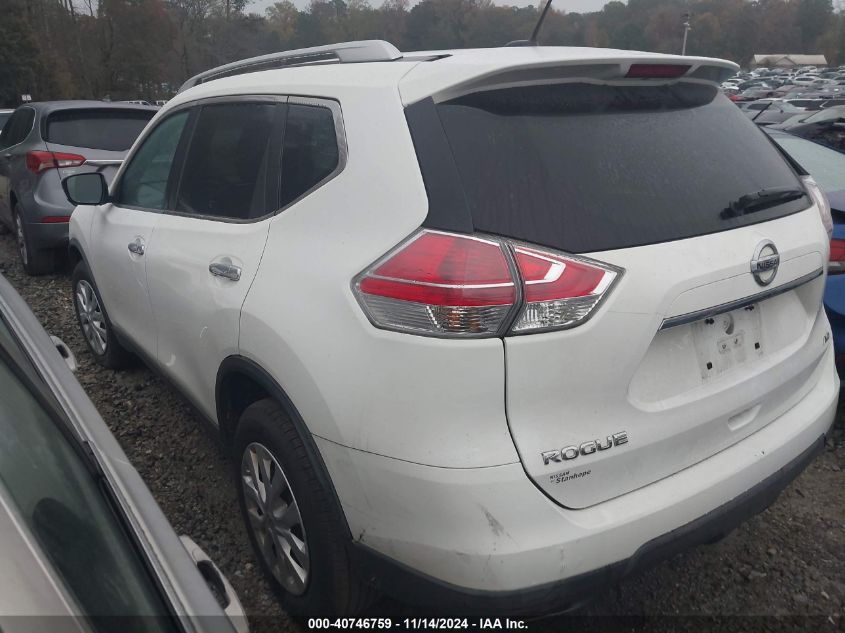 VIN KNMAT2MV5GP730470 2016 Nissan Rogue, S no.3