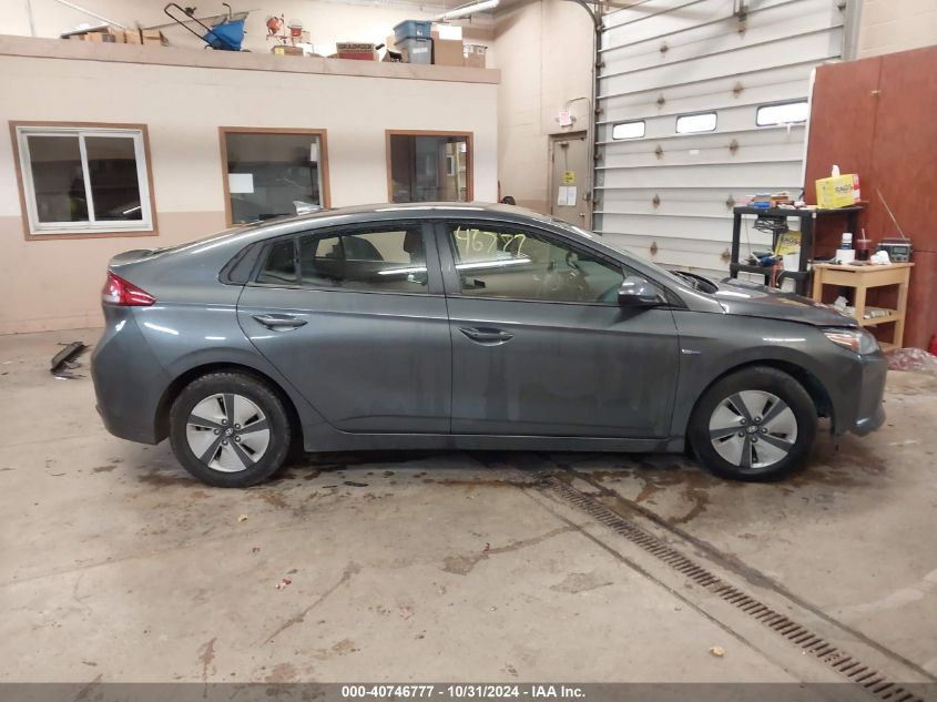 2019 Hyundai Ioniq Hybrid Blue VIN: KMHC65LC4KU181058 Lot: 40746777