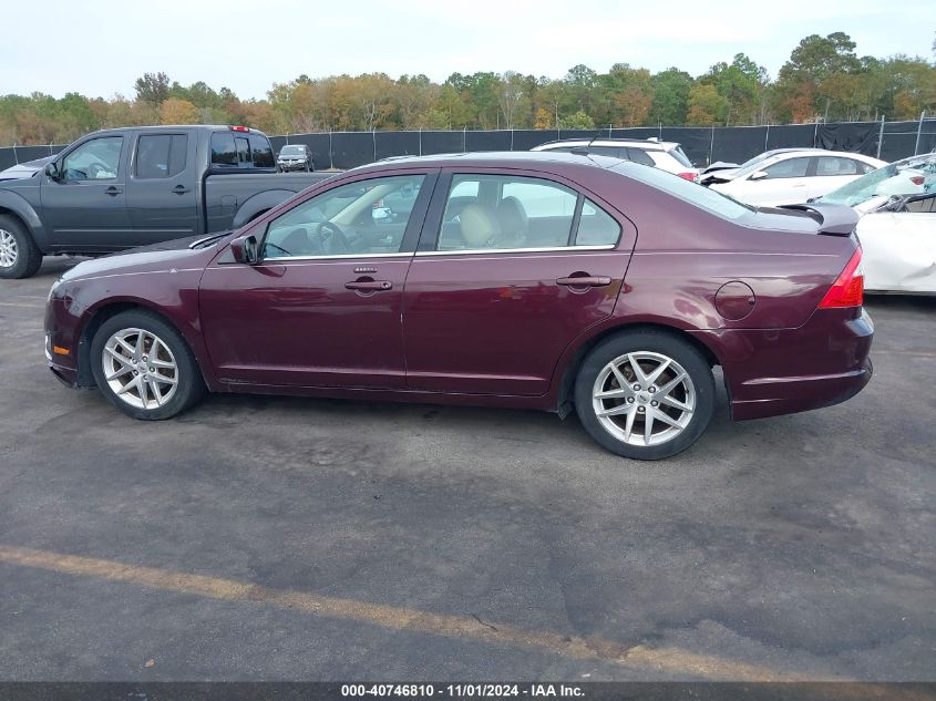 2012 Ford Fusion Sel VIN: 3FAHP0JAXCR272328 Lot: 40746810