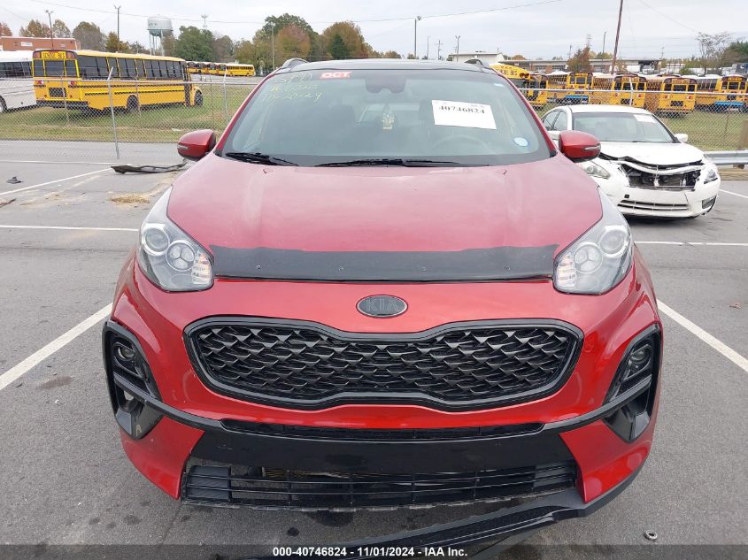 VIN KNDP63AC2M7910074 2021 KIA Sportage, S no.12