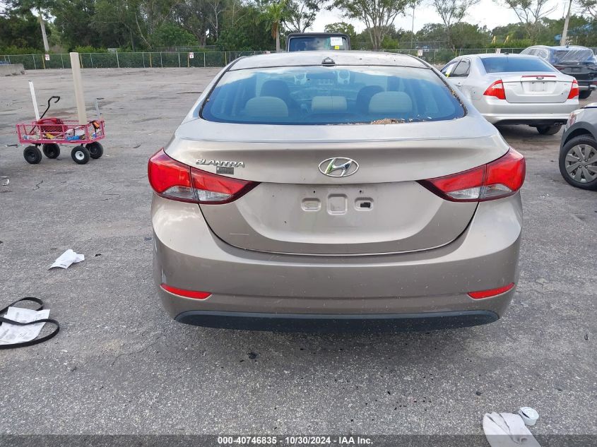 2014 Hyundai Elantra Se VIN: 5NPDH4AE5EH480624 Lot: 40746835