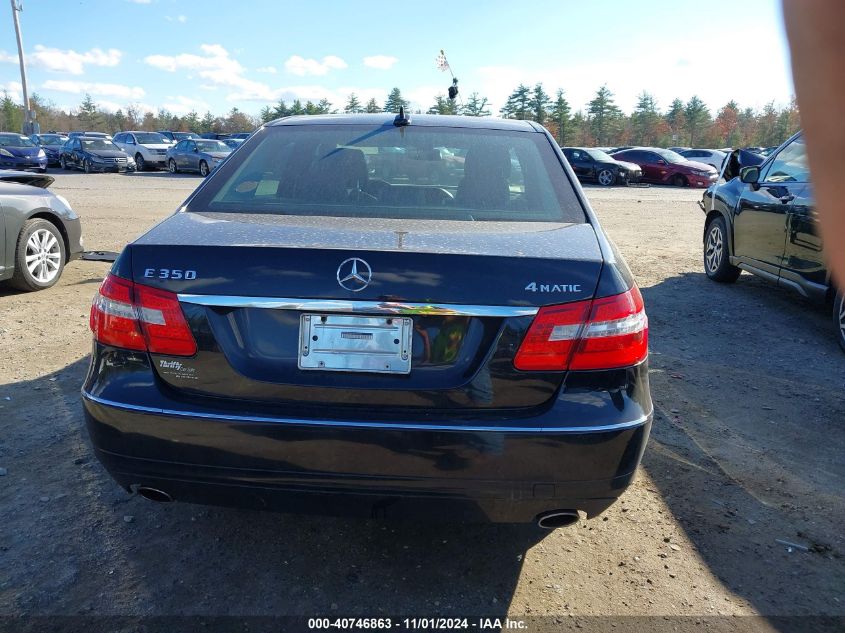 2011 Mercedes-Benz E 350 4Matic VIN: WDDHF8HB7BA308355 Lot: 40746863