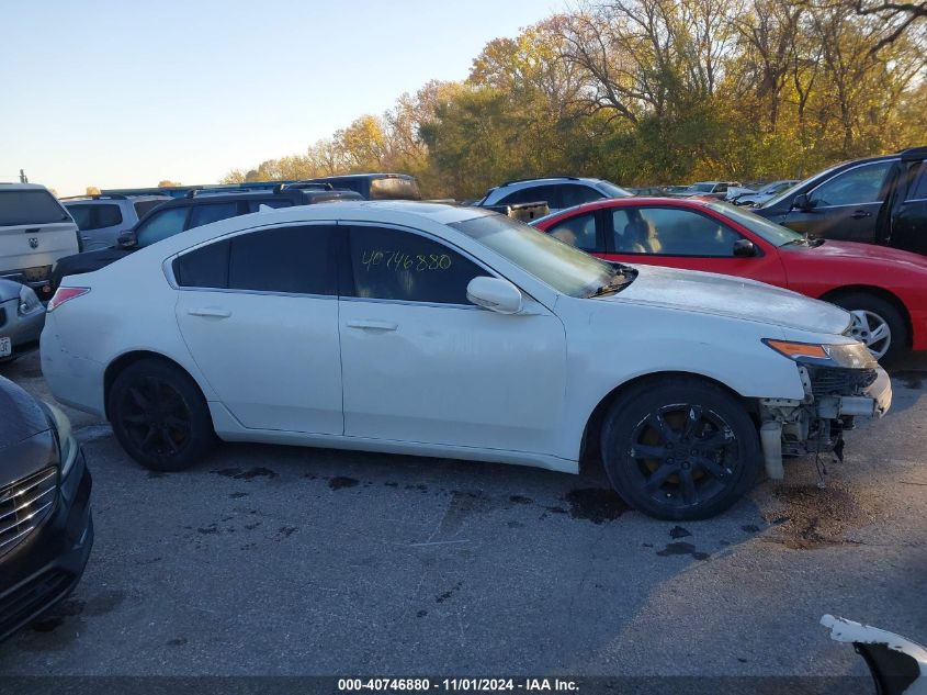 2013 Acura Tl 3.5 VIN: 19UUA8F27DA011875 Lot: 40746880