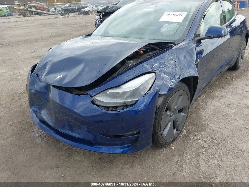 2022 Tesla Model 3 Long Range Dual Motor All-Wheel Drive VIN: 5YJ3E1EB9NF265572 Lot: 40746891