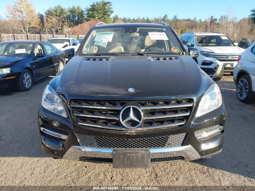 2012 Mercedes-Benz Ml 350 4Matic VIN: 4JGDA5HB2CA073933 Lot: 40746899