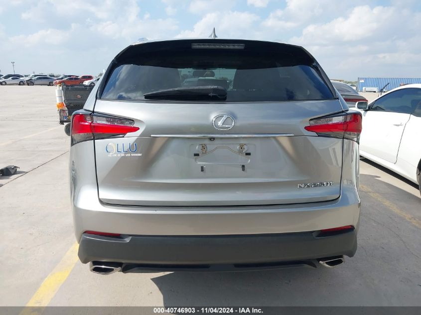 2017 Lexus Nx 200T VIN: JTJYARBZ2H2064862 Lot: 40746903