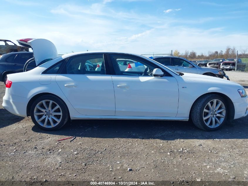 2014 AUDI A4 2.0T PREMIUM - WAUBFAFL2EN027772