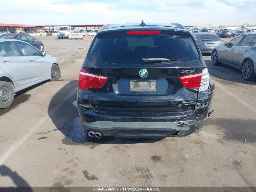 2017 BMW X3 Sdrive28I VIN: 5UXWZ7C36H0X40824 Lot: 40746907