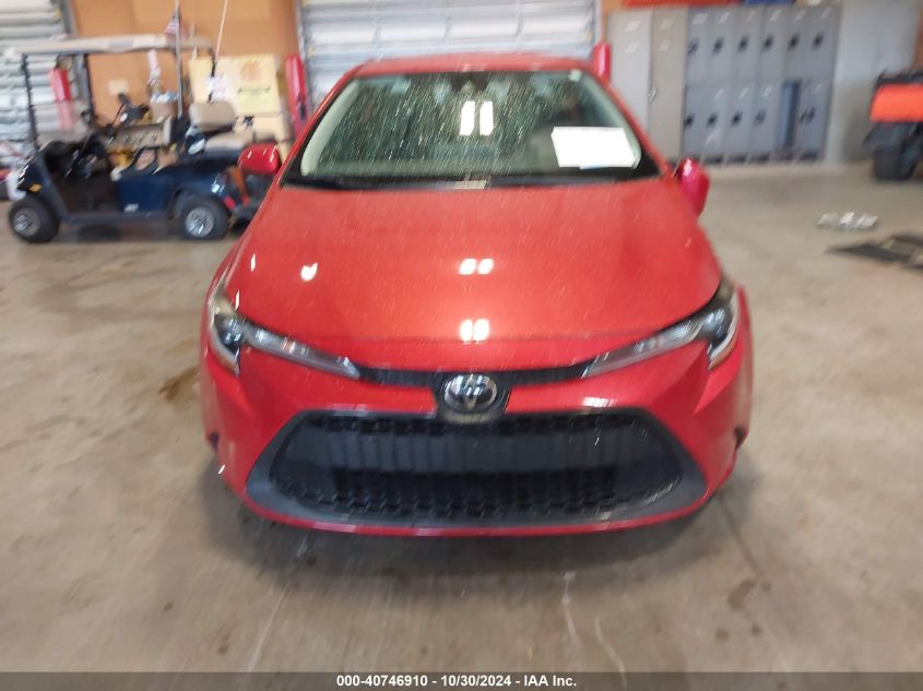 2020 Toyota Corolla Le VIN: 5YFEPRAE6LP128110 Lot: 40746910