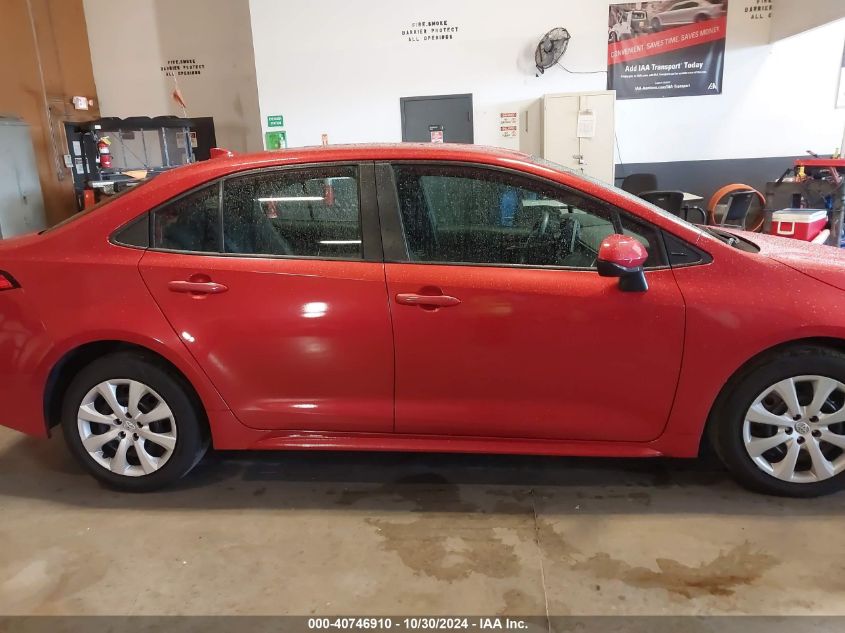 2020 Toyota Corolla Le VIN: 5YFEPRAE6LP128110 Lot: 40746910