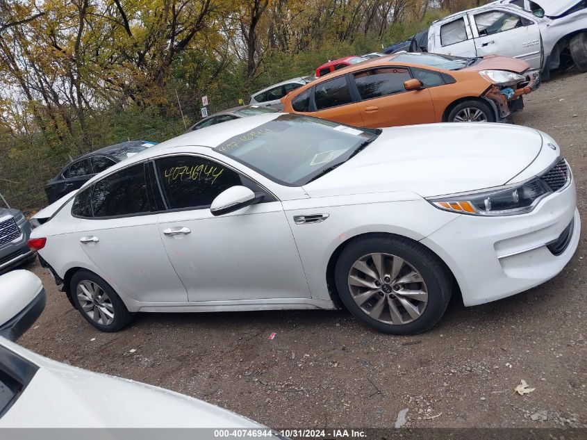 2017 Kia Optima Ex VIN: 5XXGU4L38HG153641 Lot: 40746944