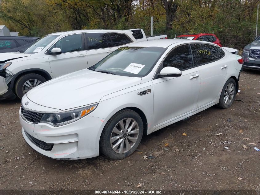 2017 Kia Optima Ex VIN: 5XXGU4L38HG153641 Lot: 40746944