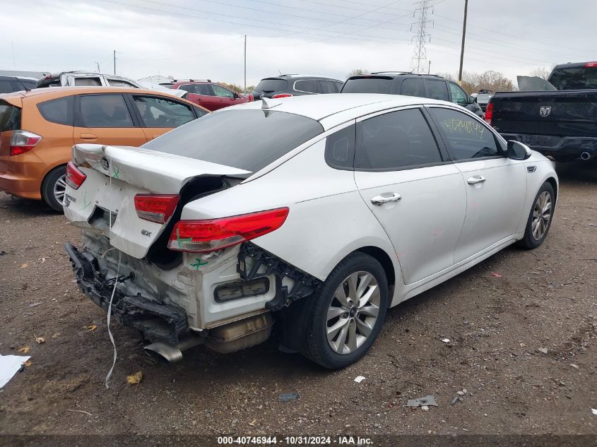 2017 Kia Optima Ex VIN: 5XXGU4L38HG153641 Lot: 40746944