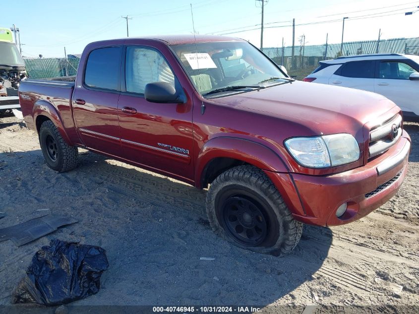 2005 Toyota Tundra Sr5 V8 VIN: 5TBDT44135S496296 Lot: 40746945