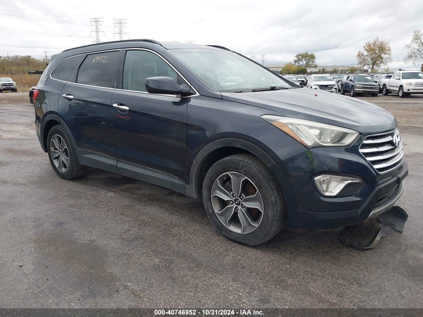 Vin: km8smdhf8gu152183, lot: 41236382, hyundai santa fe se 20161