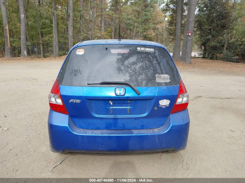 2008 Honda Fit VIN: JHMGD38478S046161 Lot: 40746990