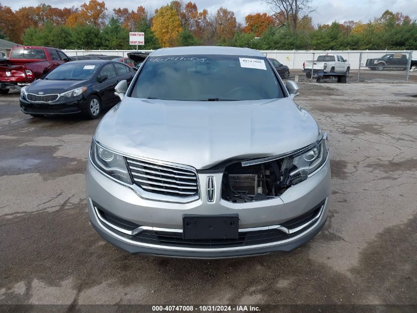 2016 Lincoln Mkx Select VIN: 2LMTJ8KR8GBL25590 Lot: 40747008