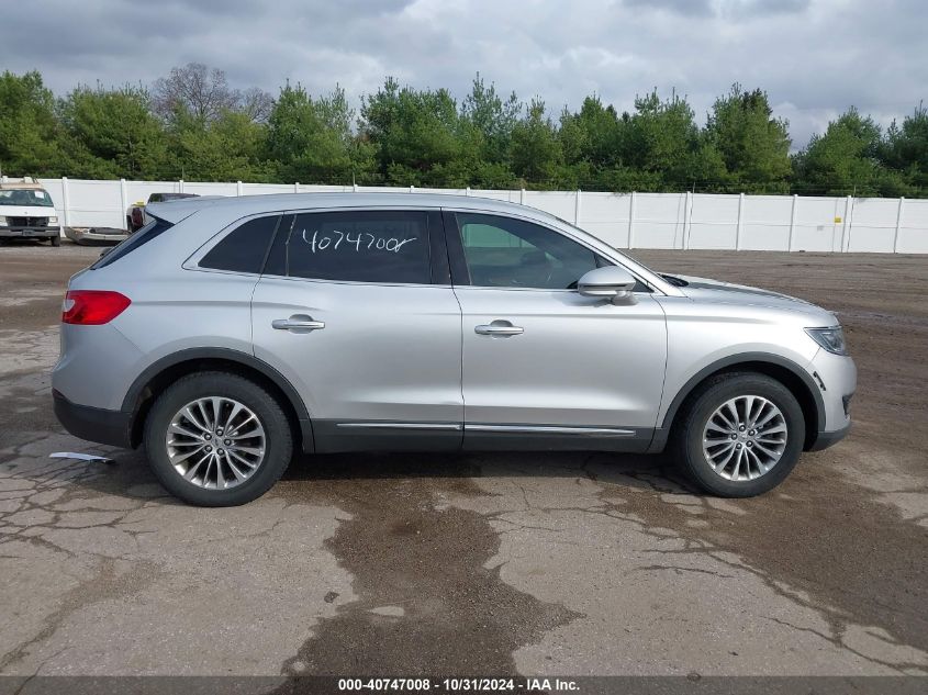 2016 Lincoln Mkx Select VIN: 2LMTJ8KR8GBL25590 Lot: 40747008