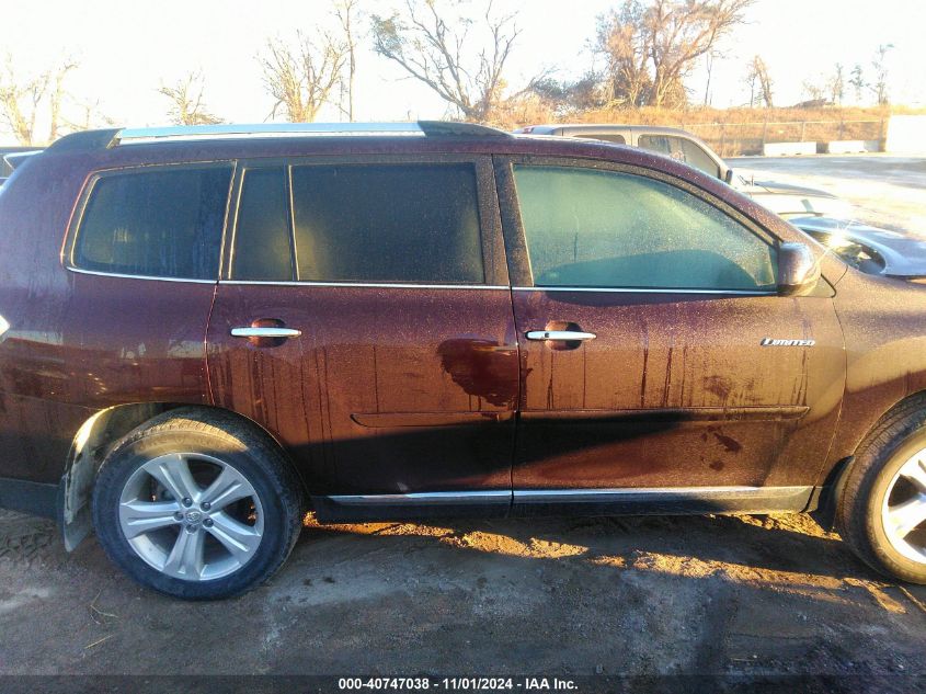 2012 Toyota Highlander Limited V6 VIN: 5TDDK3EHXCS122636 Lot: 40747038