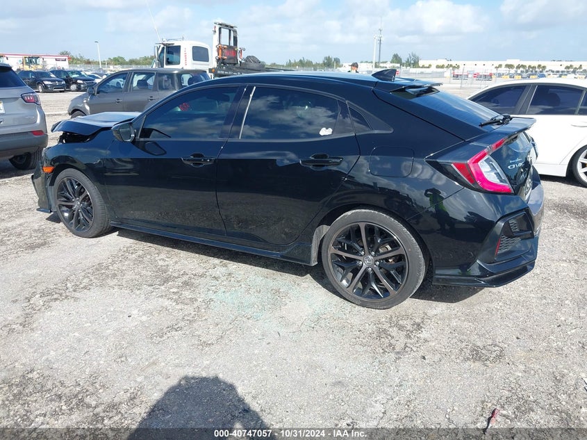 2021 HONDA CIVIC SPORT SHHFK7H43MU410298