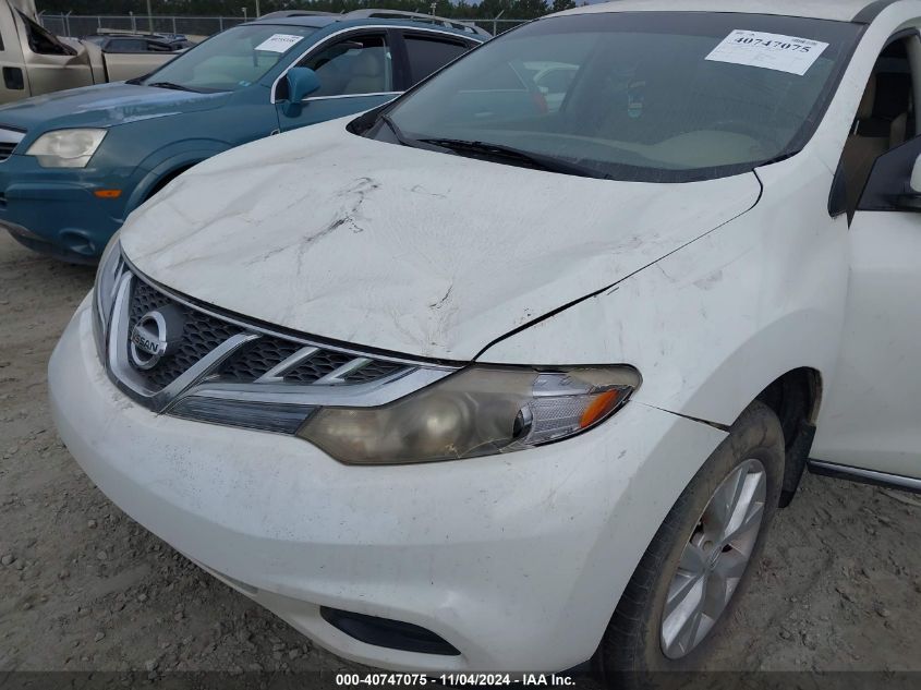 2013 Nissan Murano S VIN: JN8AZ1MU3DW204294 Lot: 40747075