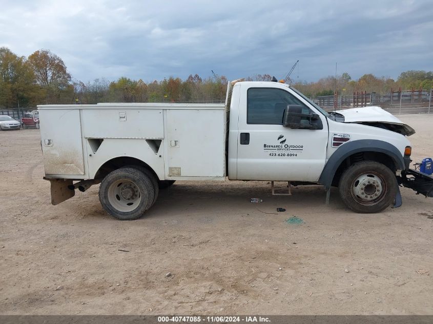 2008 Ford F-450 Chassis Xl/Xlt VIN: 1FD4F46R78EE00113 Lot: 40747085