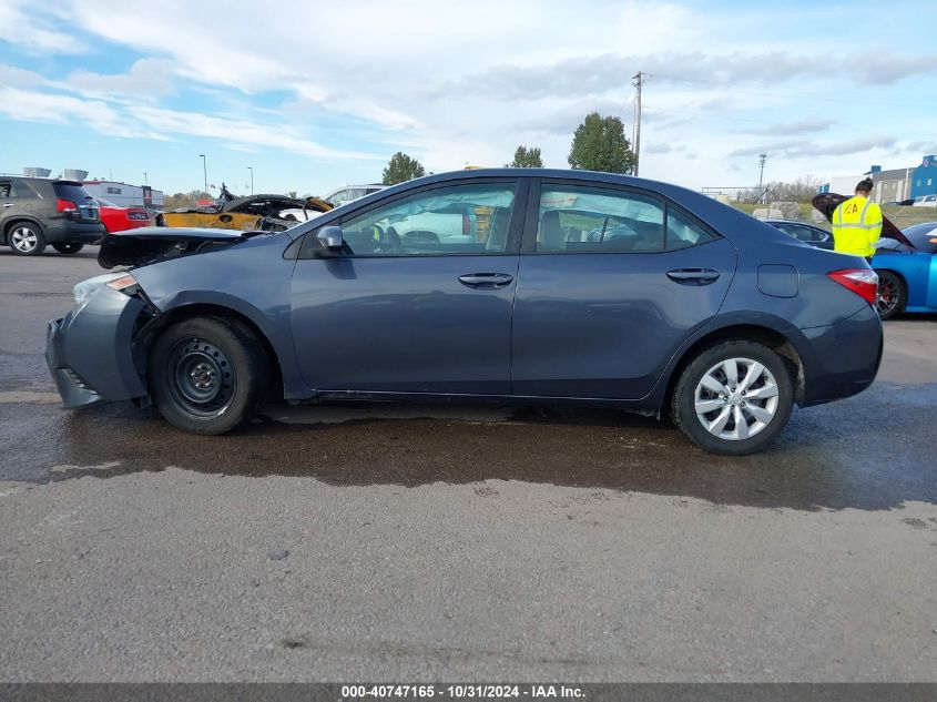 2016 Toyota Corolla Le VIN: 5YFBURHE7GP534968 Lot: 40747165