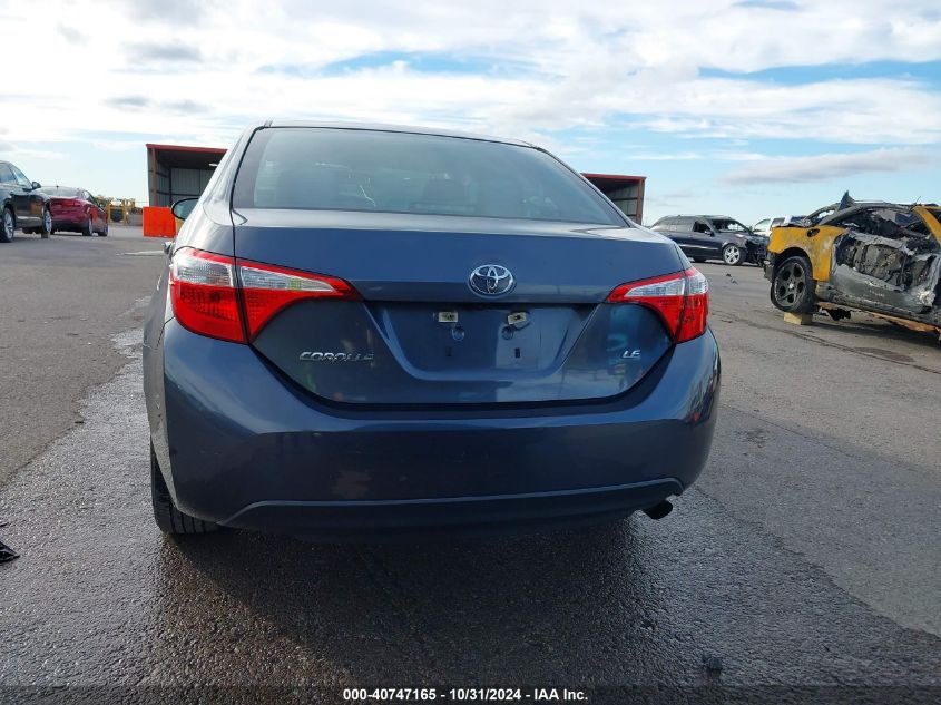 2016 Toyota Corolla Le VIN: 5YFBURHE7GP534968 Lot: 40747165