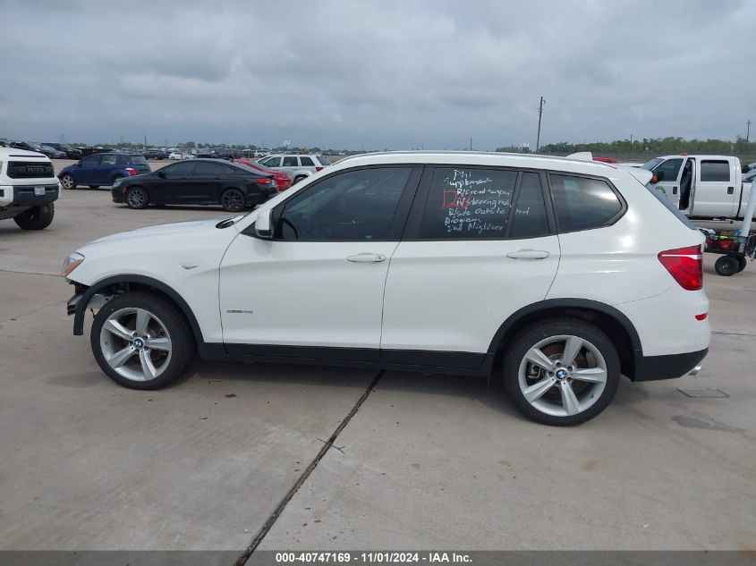 2017 BMW X3 SDRIVE28I - 5UXWZ7C31H0X43274