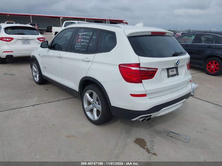 2017 BMW X3 SDRIVE28I - 5UXWZ7C31H0X43274