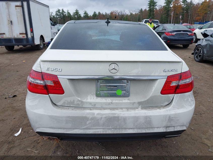 2011 Mercedes-Benz E 350 4Matic VIN: WDDHF8HB2BA393945 Lot: 40747179