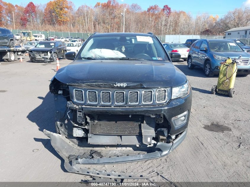 2018 Jeep Compass Latitude Fwd VIN: 3C4NJCBB7JT376721 Lot: 40747190