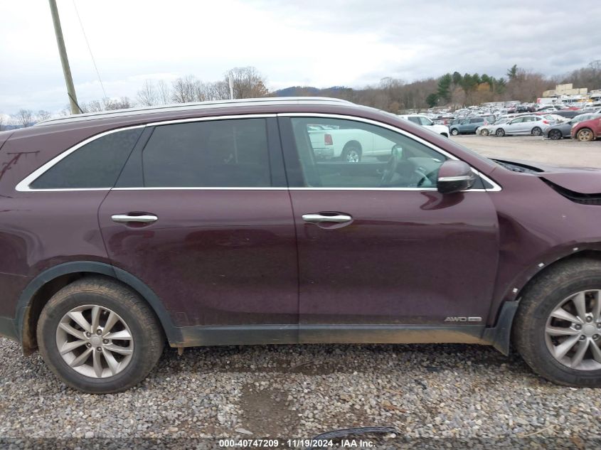 2017 Kia Sorento Lx V6 VIN: 5XYPGDA57HG324208 Lot: 40747209