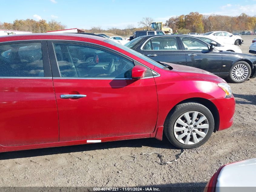 2014 Nissan Sentra S VIN: 3N1AB7AP9EY275188 Lot: 40747221