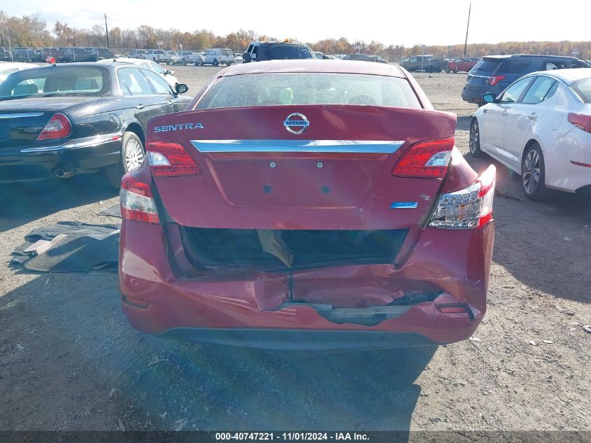 2014 Nissan Sentra S VIN: 3N1AB7AP9EY275188 Lot: 40747221