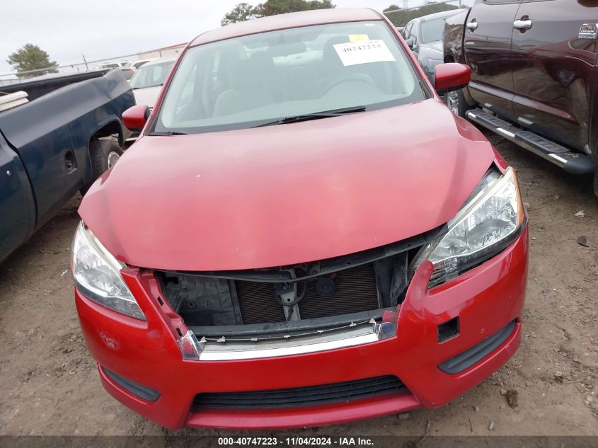 2014 Nissan Sentra S VIN: 3N1AB7AP3EY325759 Lot: 40747223