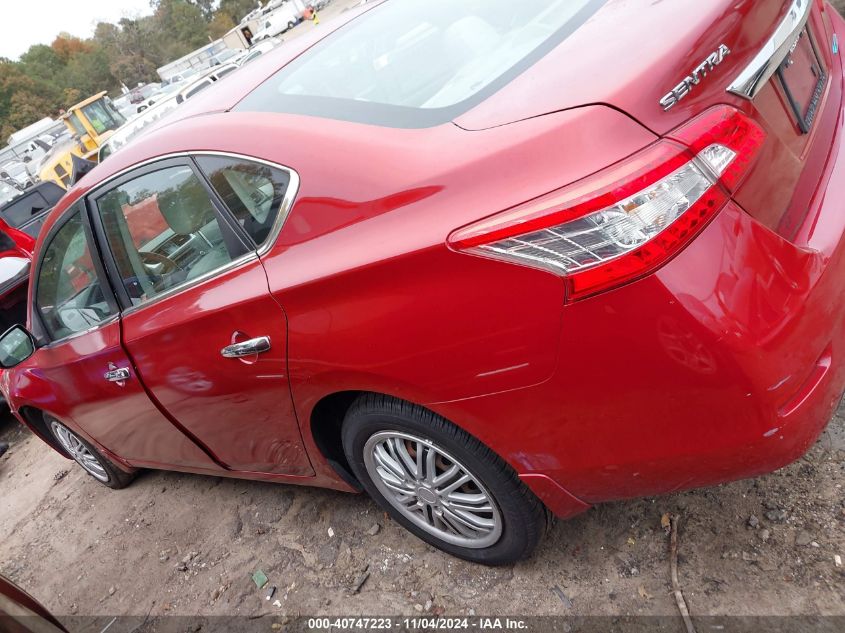 2014 Nissan Sentra S VIN: 3N1AB7AP3EY325759 Lot: 40747223