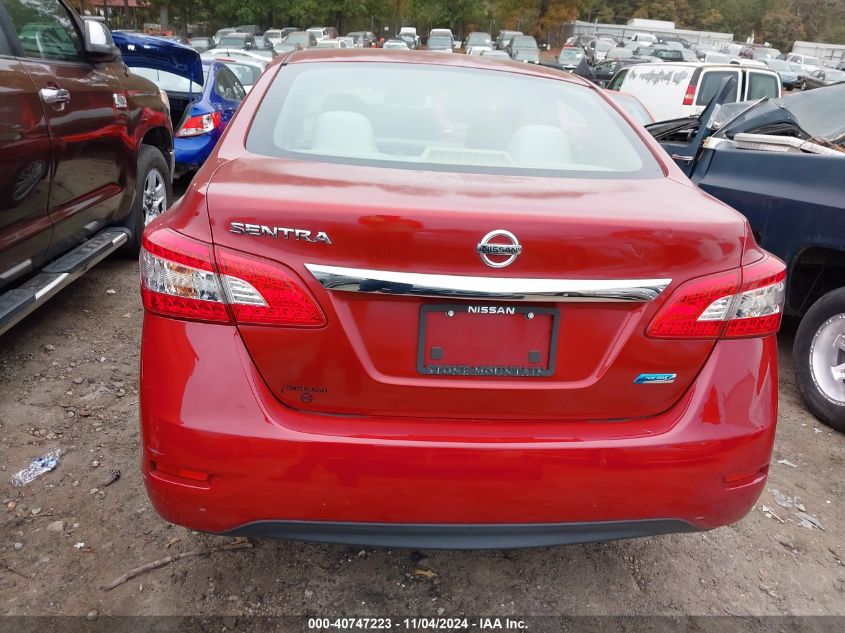 2014 Nissan Sentra S VIN: 3N1AB7AP3EY325759 Lot: 40747223