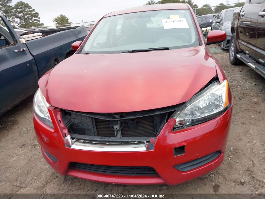 2014 Nissan Sentra S VIN: 3N1AB7AP3EY325759 Lot: 40747223